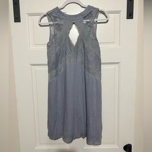 Altar’d State Size SM dusty blue shift dress